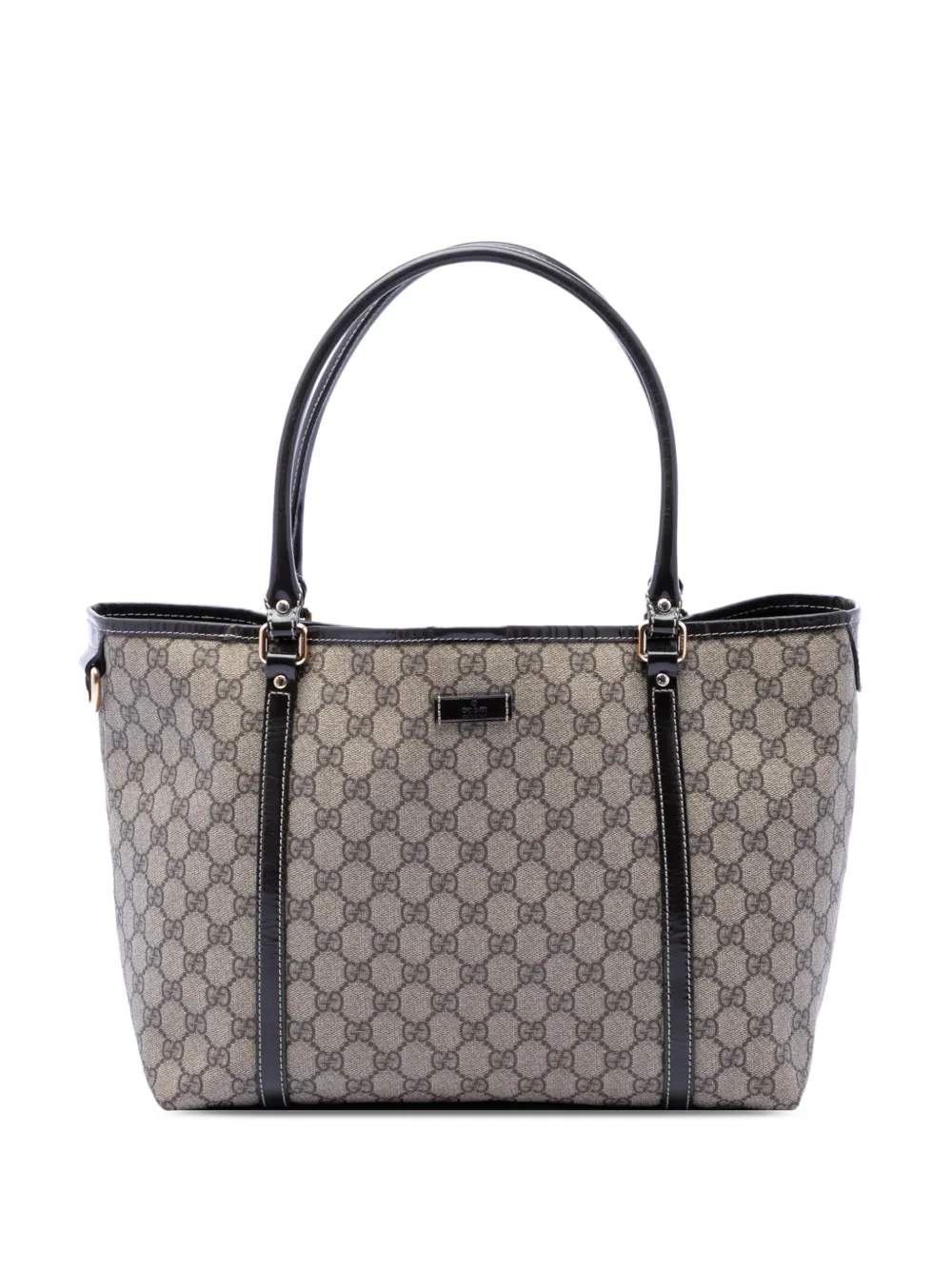 Pre-owned Gucci 2000-2015 Medium Gg Supreme Joy Tote Bag In Neutral