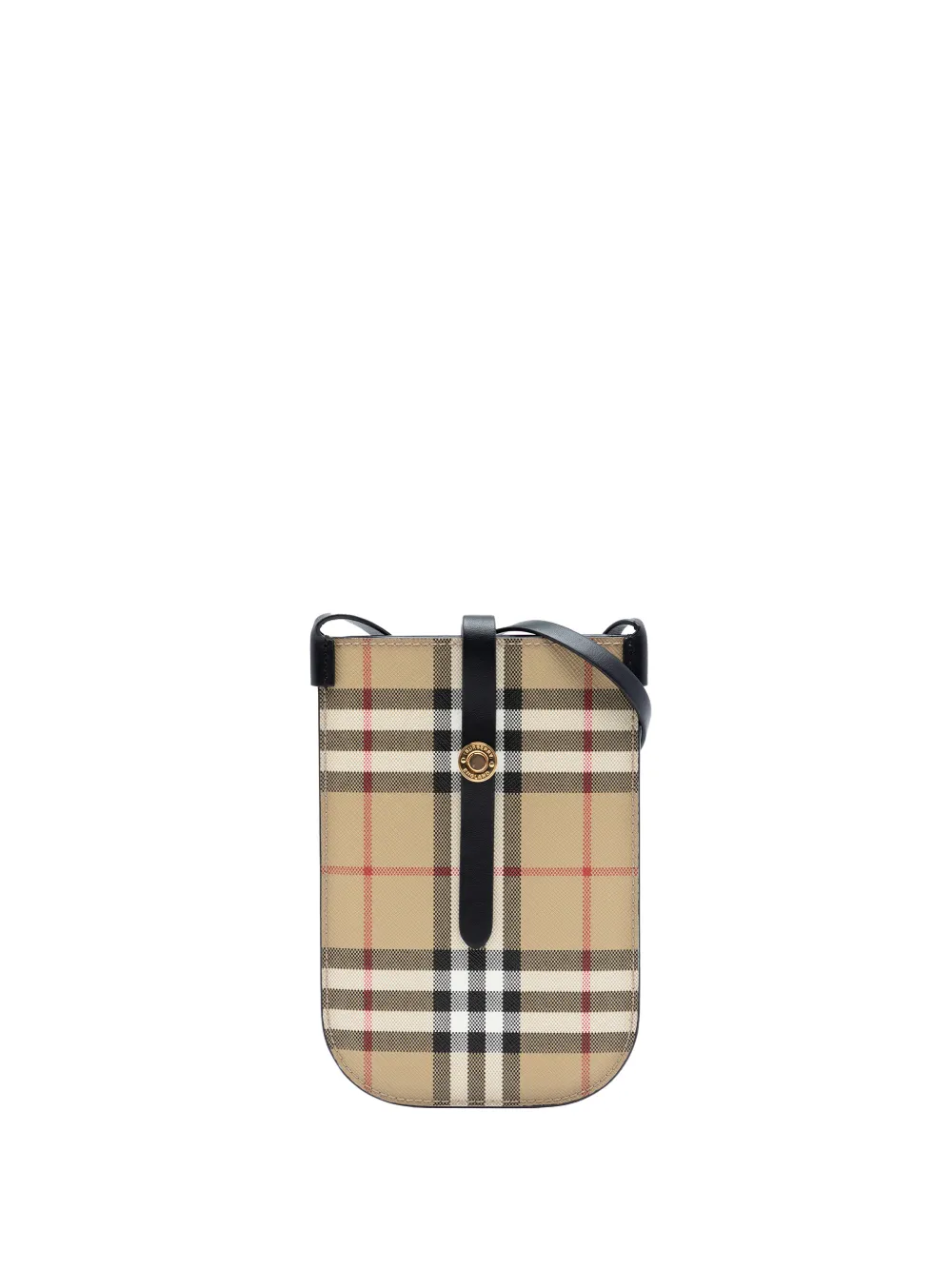 Burberry Pre-Owned 2018-2023 House Check Coated Canvas Anne Phone Holder crossbody bag - Toni neutri