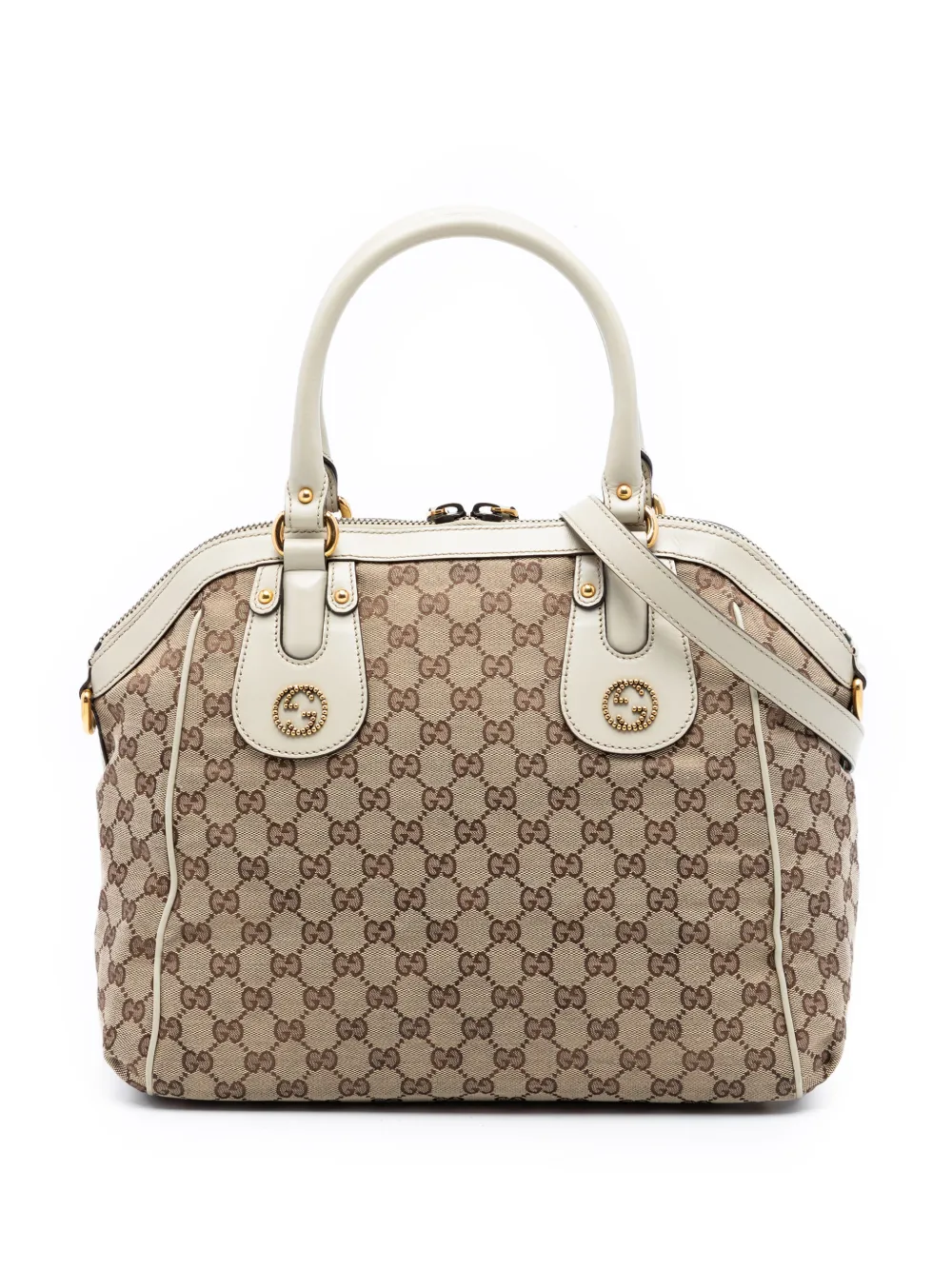 Gucci Pre-Owned 2016-2026 GG Canvas Scarlett satchel - Toni neutri