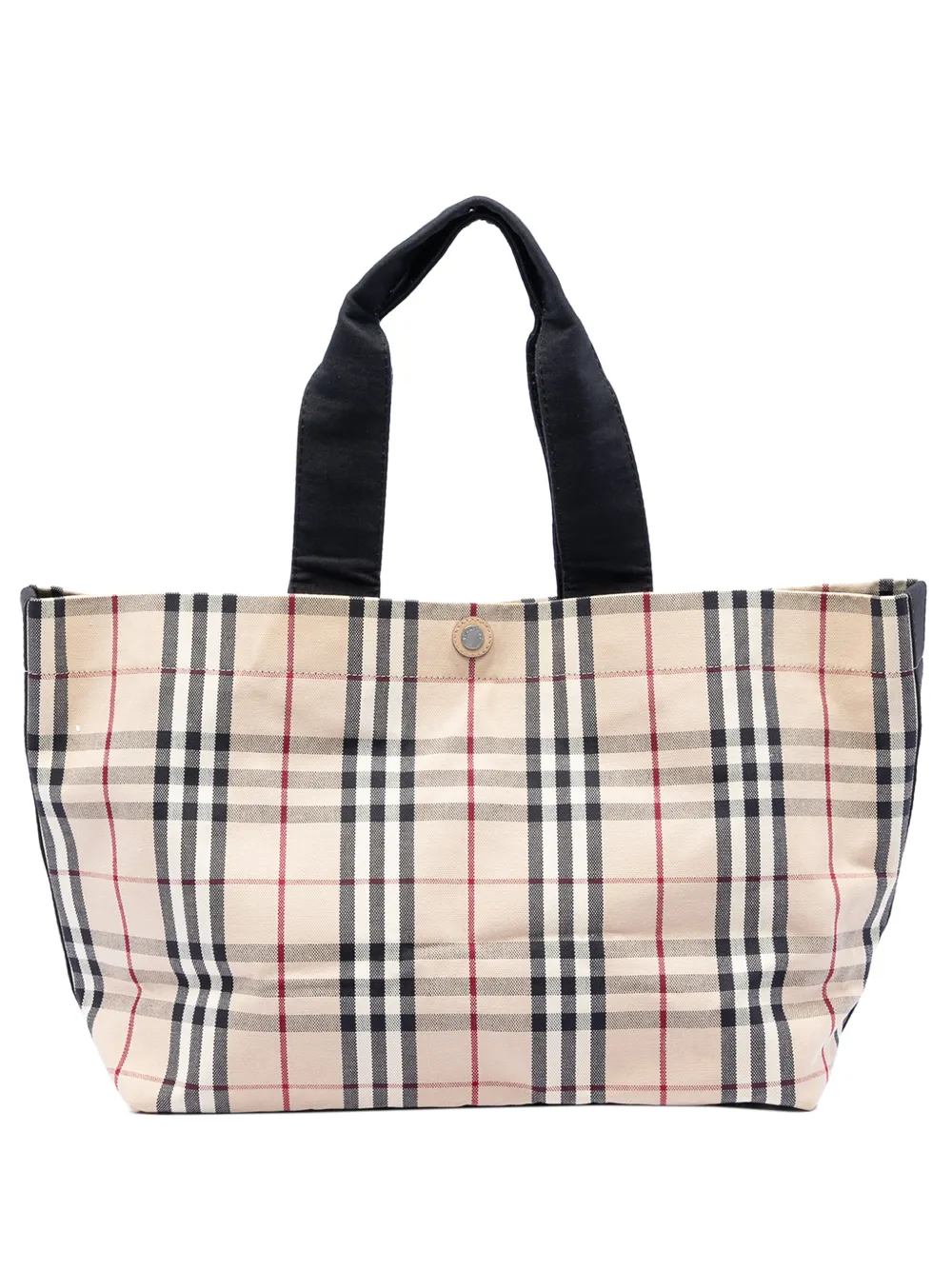 Burberry Pre-Owned 2000-2017 House Check Canvas tote bag - Neutrals