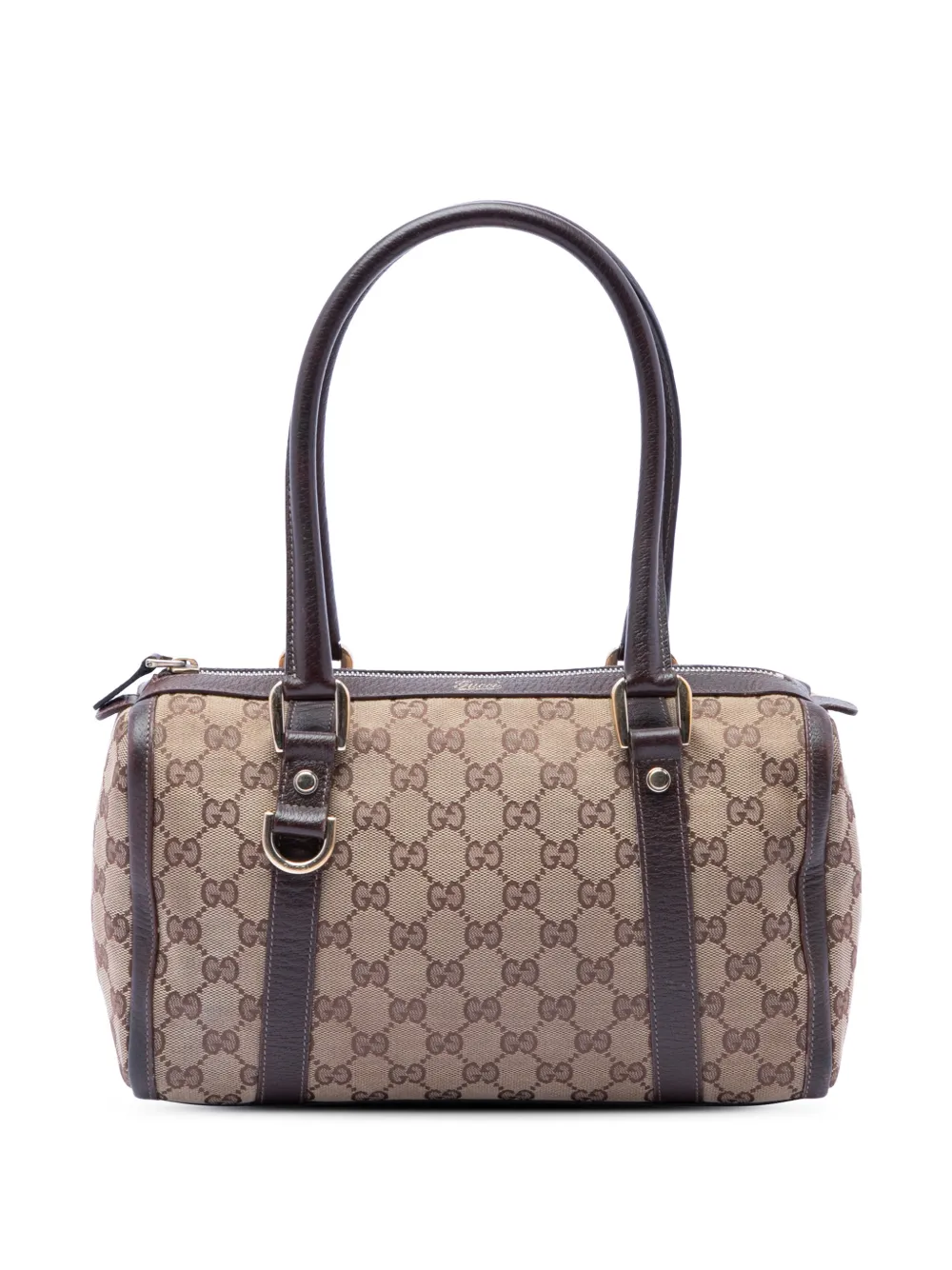 Gucci Pre-Owned 2000-2015 GG Canvas Abbey D Ring boston bag - Toni neutri