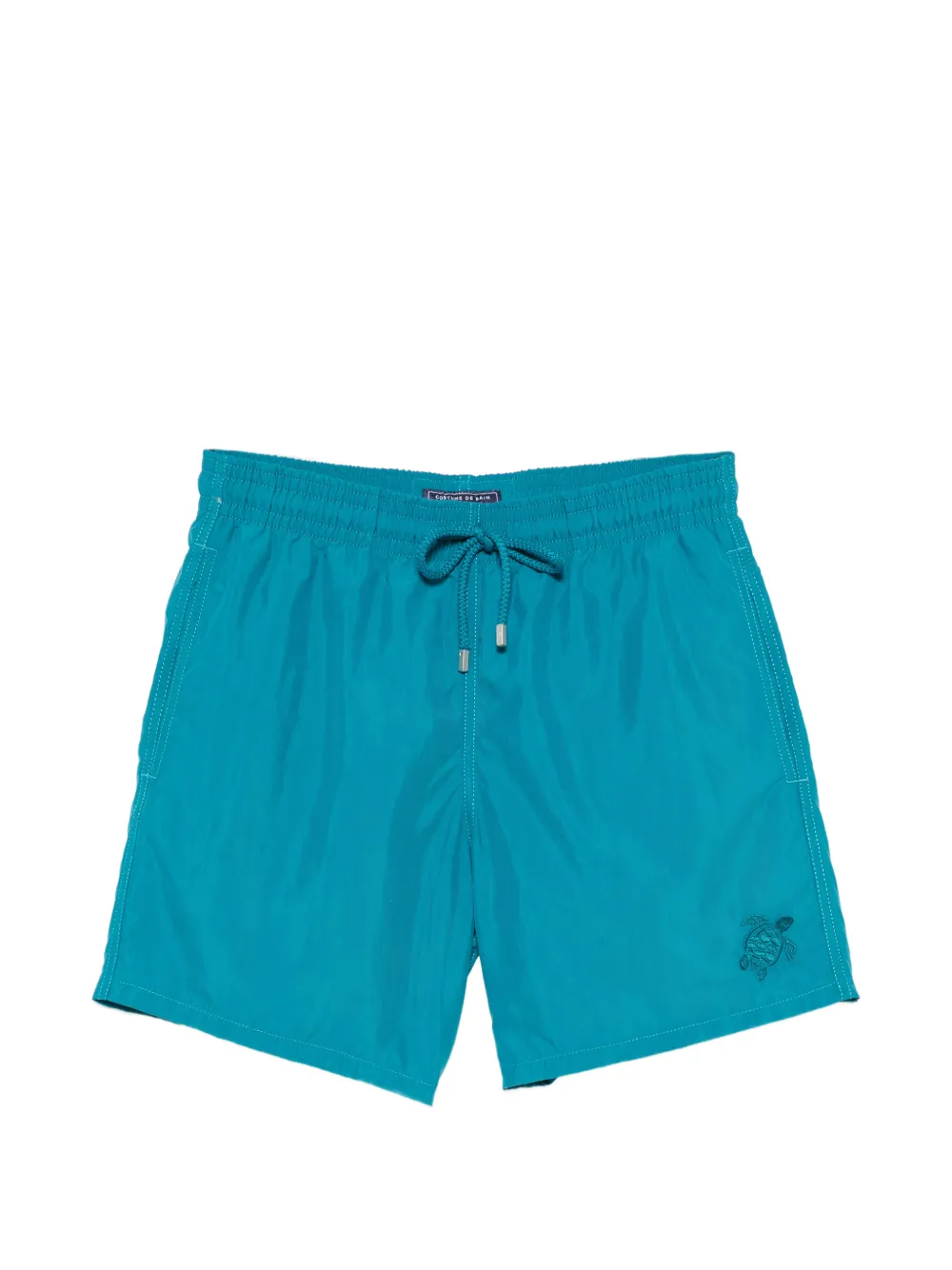 Vilebrequin turtle-embroidered swim shorts - Blau