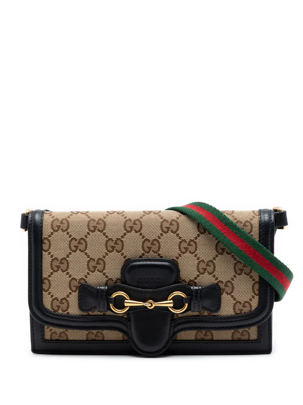 Gucci Pre-Owned 2000-2015 GG Canvas Lady Web Wallet On Strap crossbody bag - Toni neutri