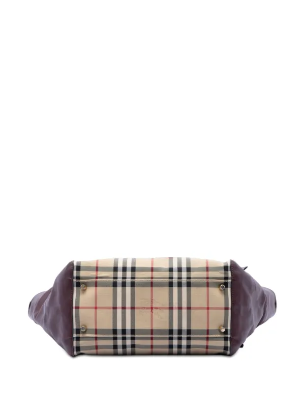 Burberry Pre-Owned 2000-2025 スモール ヘイマーケットチェック