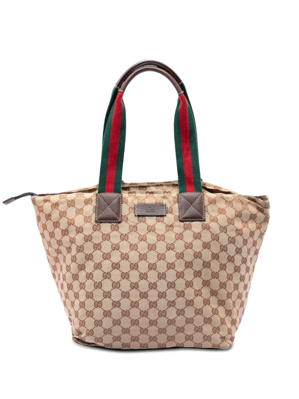 Gucci Pre-Owned 2000-2015 GG Canvas Web tote bag - Neutrals