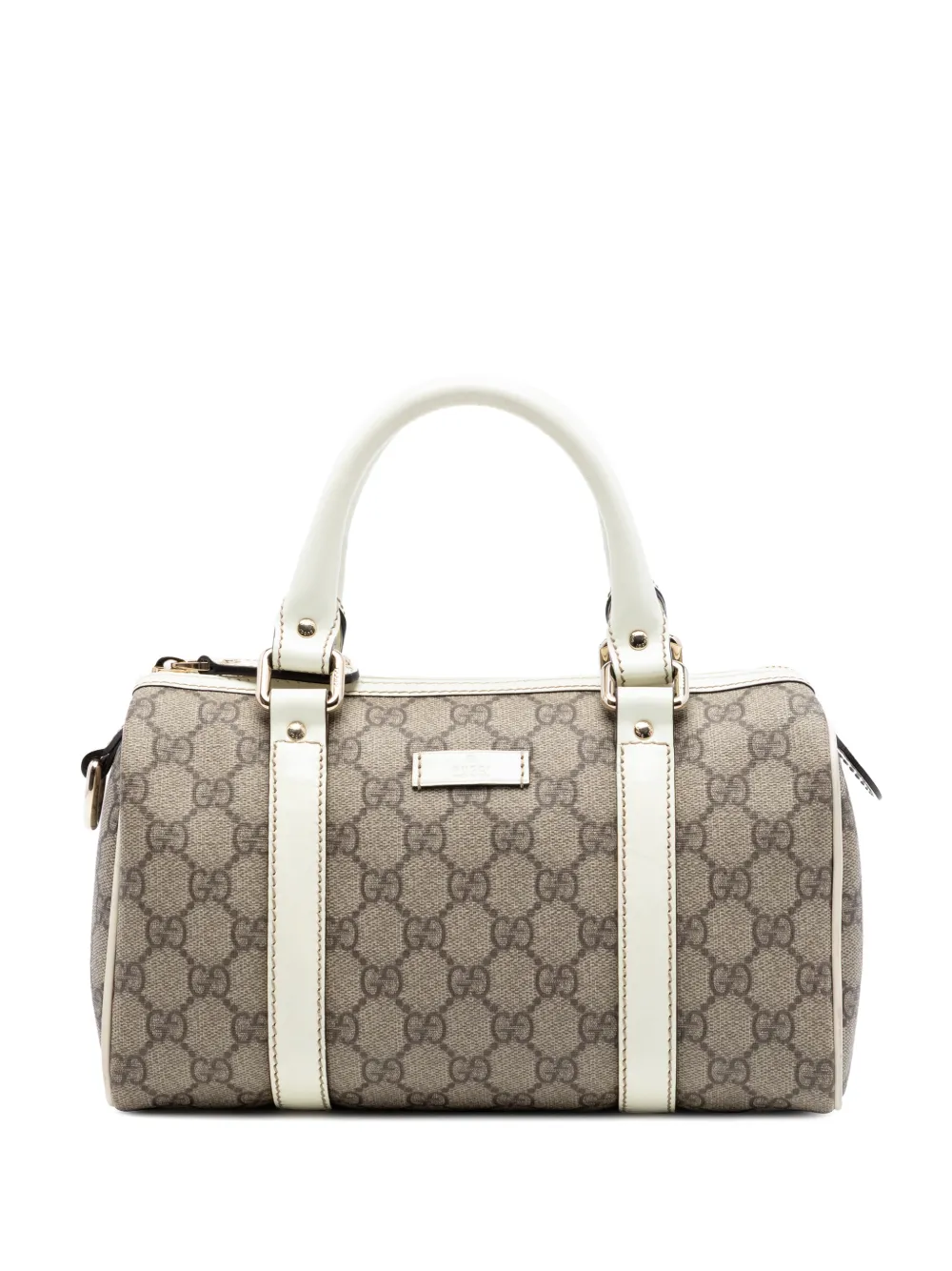 Gucci Pre-Owned 2016-2026 Small GG Supreme Joy boston bag - Toni neutri