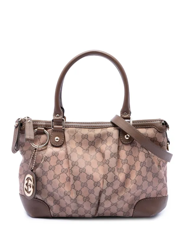 Gucci Pre-Owned 2016-2026 GGキャンバス スーキー サッチェルバッグ