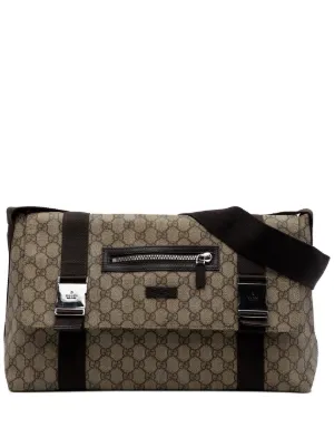 Gucci Pre-Owned 2016-2026 GGスプリーム メッセンジャー ショルダー