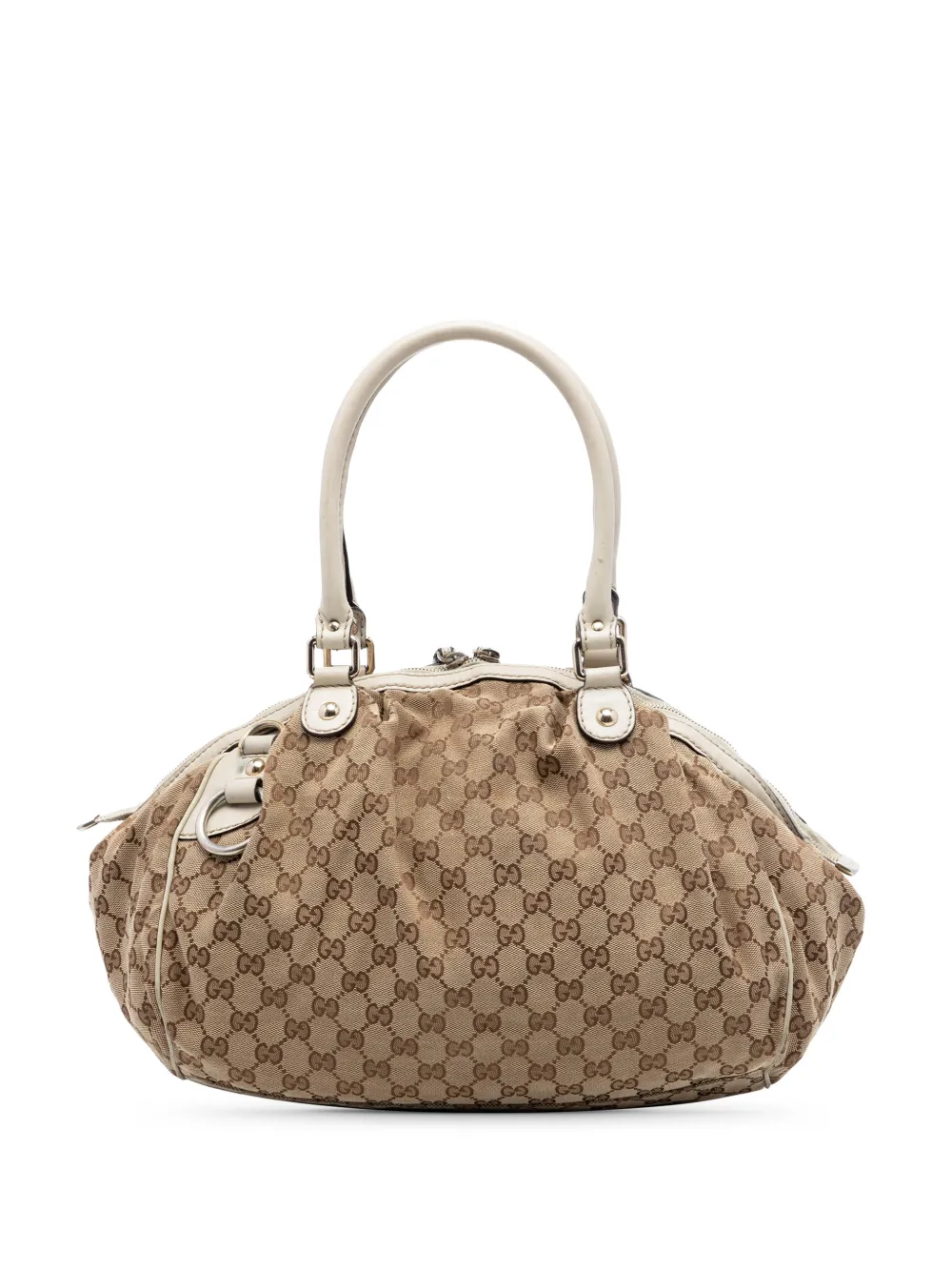 Gucci Pre-Owned 2016-2026 GG Canvas Sukey satchel - Toni neutri