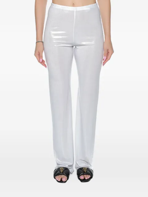 Chiara Ferragni metallic cut-out trousers