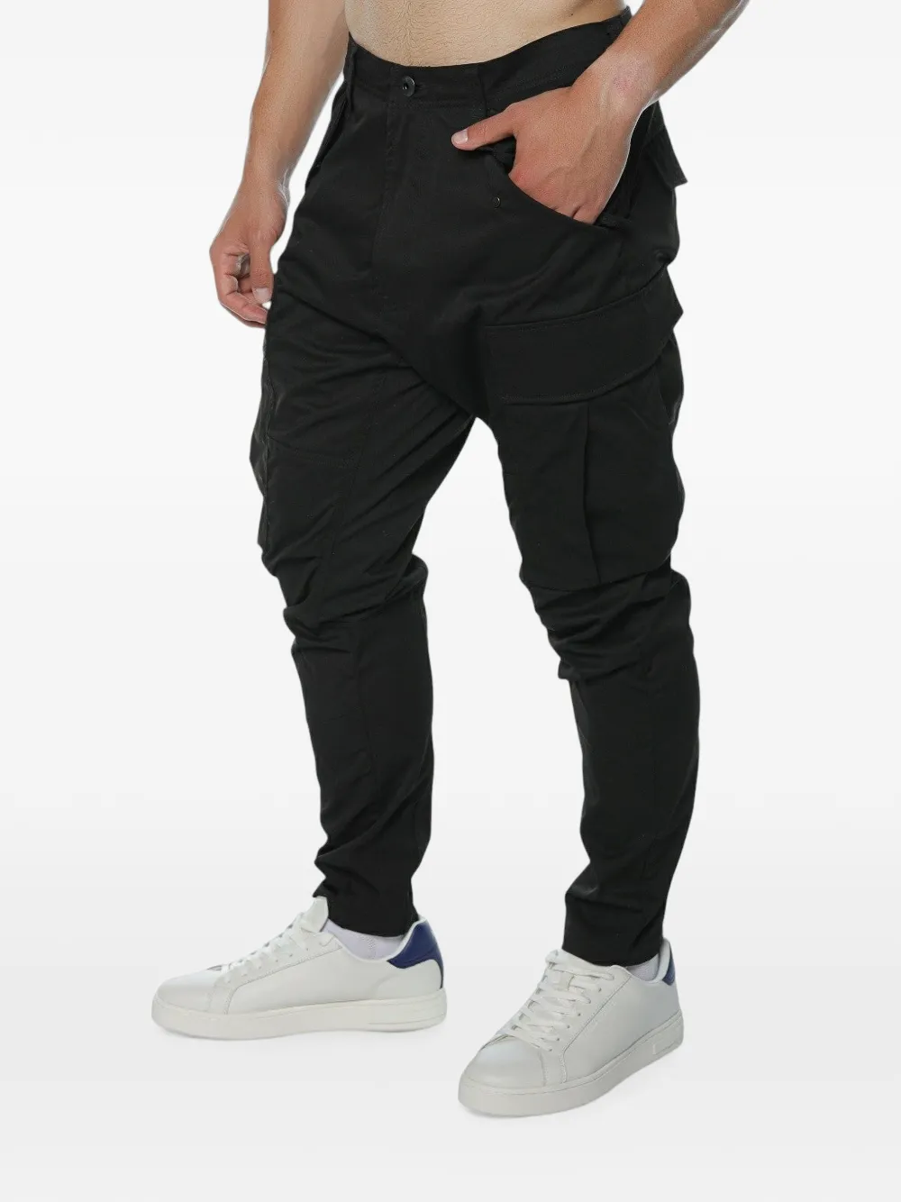 G-Star RAW Skinny cargo broek Zwart