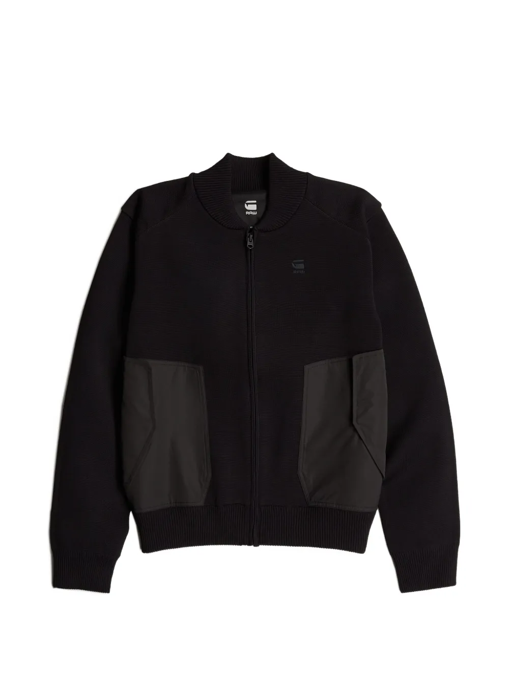G-Star RAW Engineered Mix bomberjack met rits Zwart