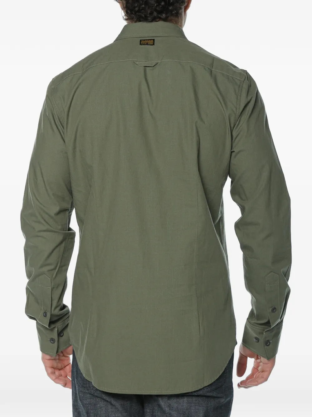 G-Star RAW Bristum 2.0 slim-fit overhemd Groen