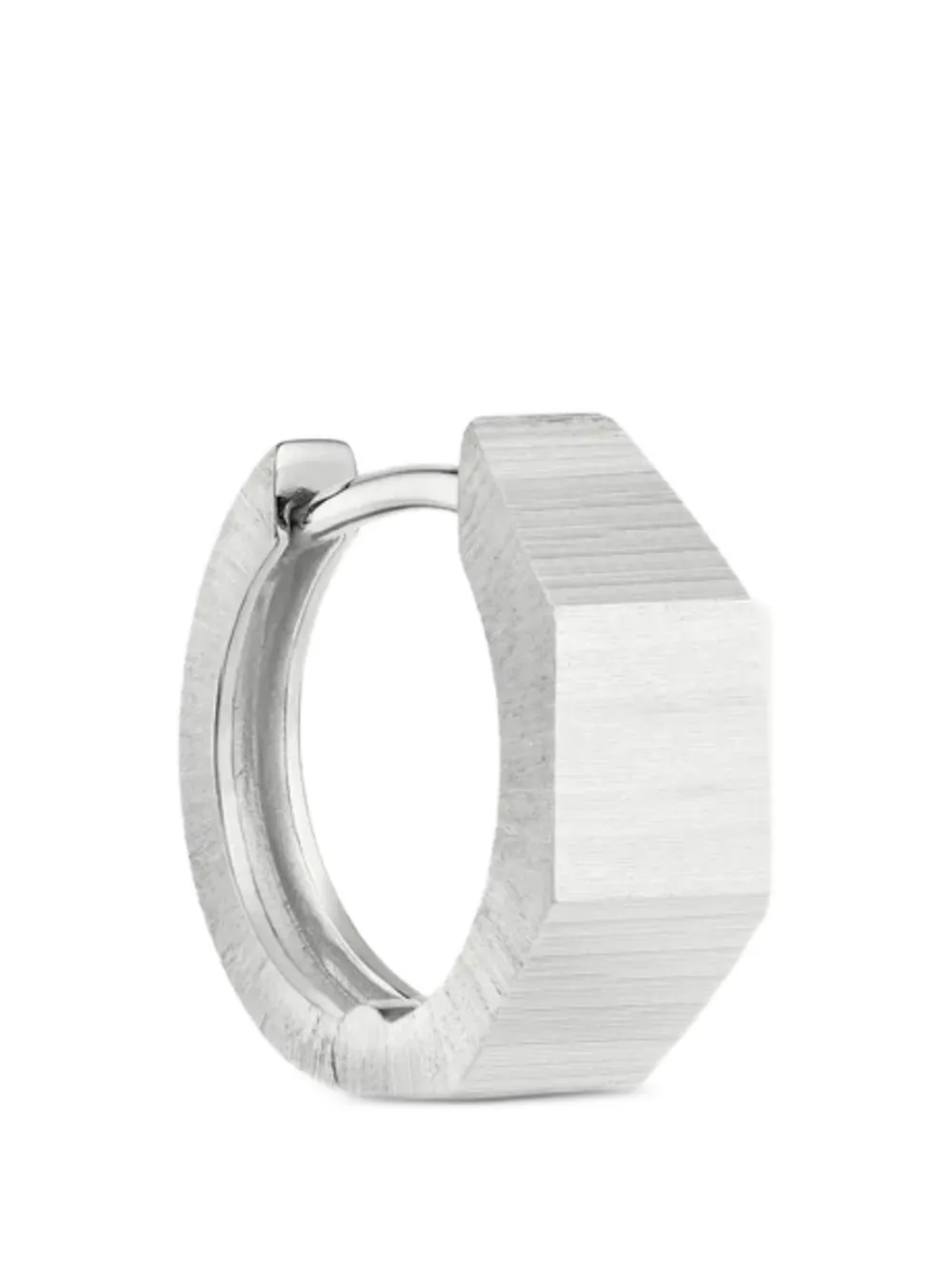 Marie Lichtenberg small Ecrou Coco earring - Argento