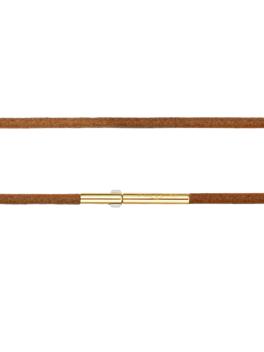 Marie Lichtenberg Micro Lasso Necklace in Brown, view 3