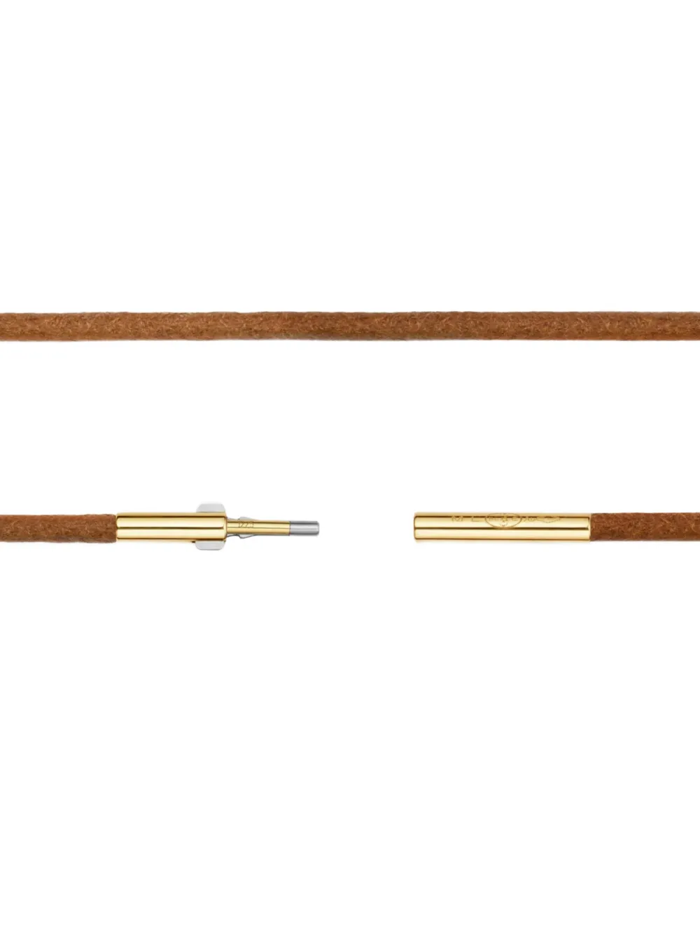 Marie Lichtenberg Micro Lasso Necklace in Brown, view 4