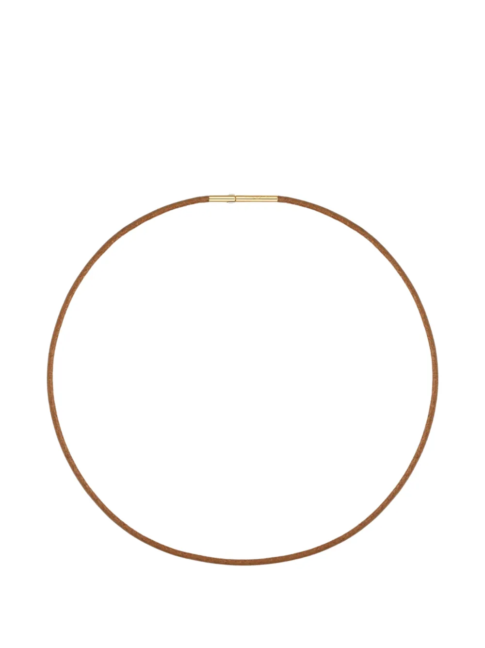 Marie Lichtenberg Micro Lasso Necklace in Brown, view 2