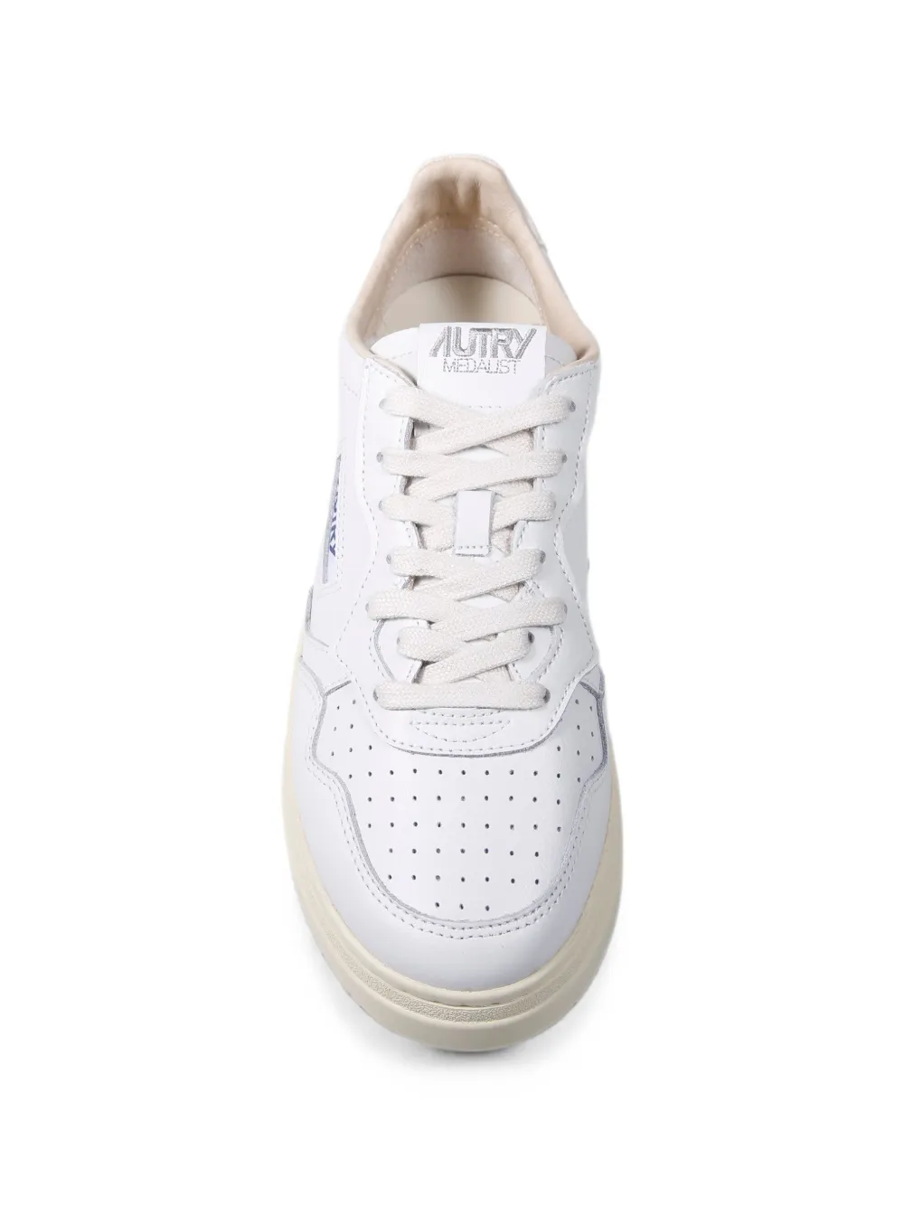 Autry Medalist leather low-top sneakers Wit