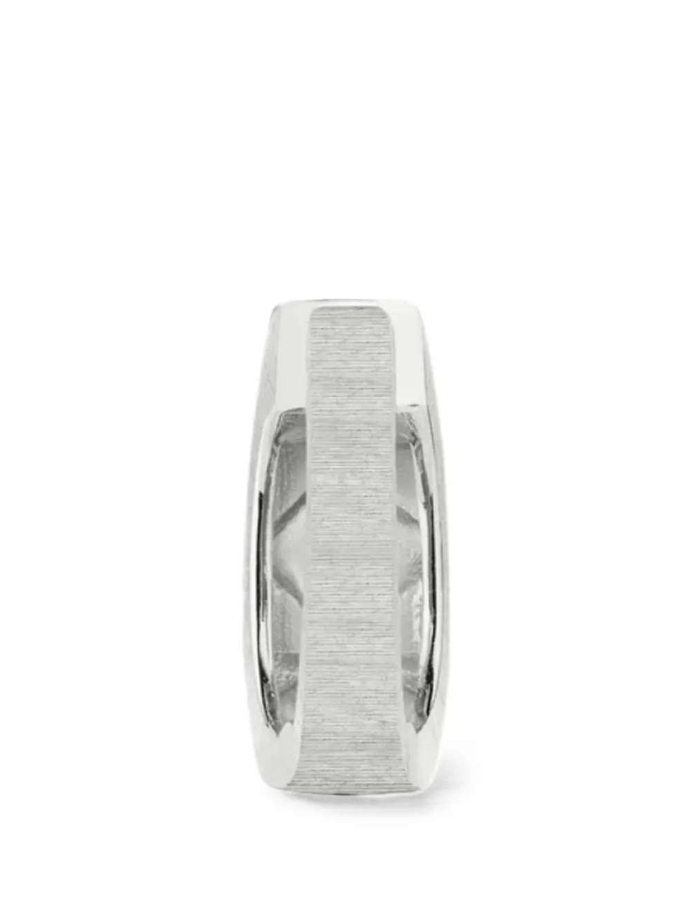 Marie Lichtenberg Small Ecrou Coco Diamond Earring in Silver, view 2