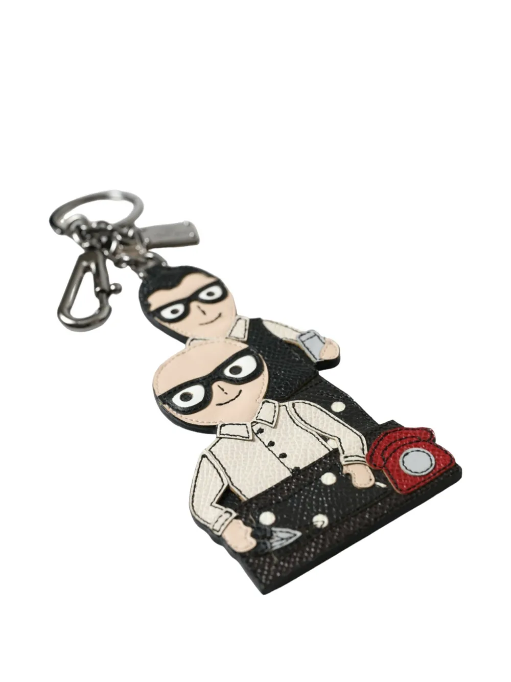 Dolce & Gabbana #DGFamily sleutelhanger met logoplakkaat Zwart