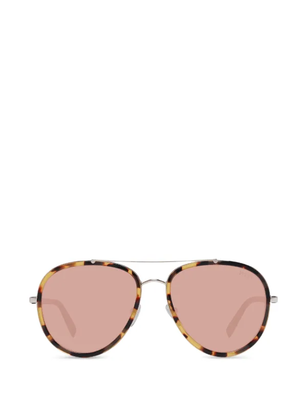 Pucci EP0185 Tortoiseshell-effect Sunglasses in Brown