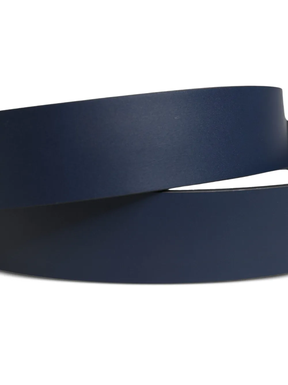 Dolce & Gabbana Leren riem met logoplakkaat Blauw