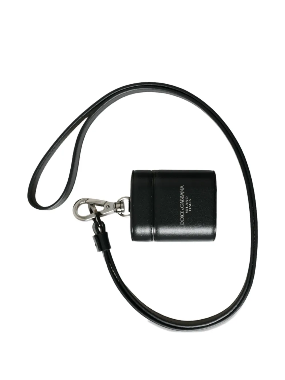 Dolce & Gabbana Custodia per AirPods con stampa - Nero