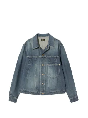 Alexander Wang プリント デニムジャケット | ブルー | FARFETCH JP
