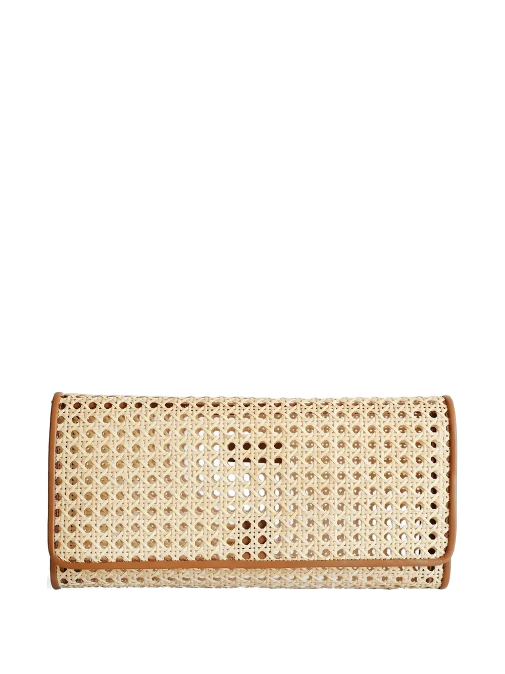BEMBIEN Helena rattan clutch bag - Toni neutri
