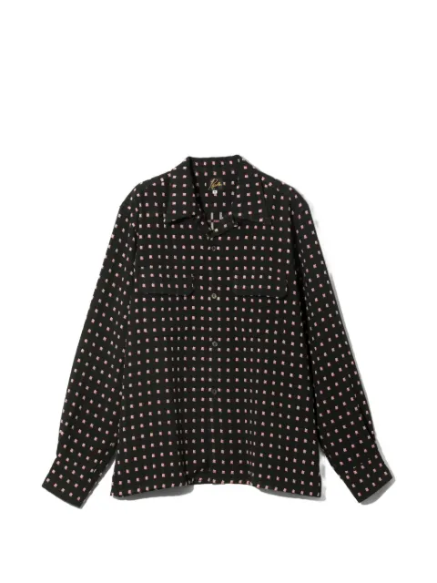 Needles dobby-square shirt
