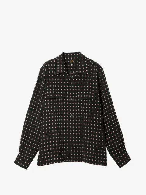 Needles dobby-square shirt