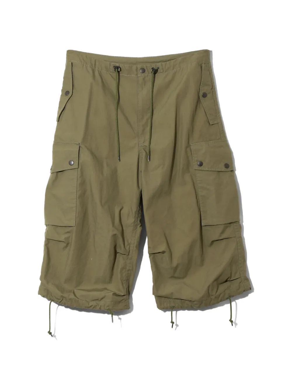 Needles cotton ripstop cargo shorts - Green