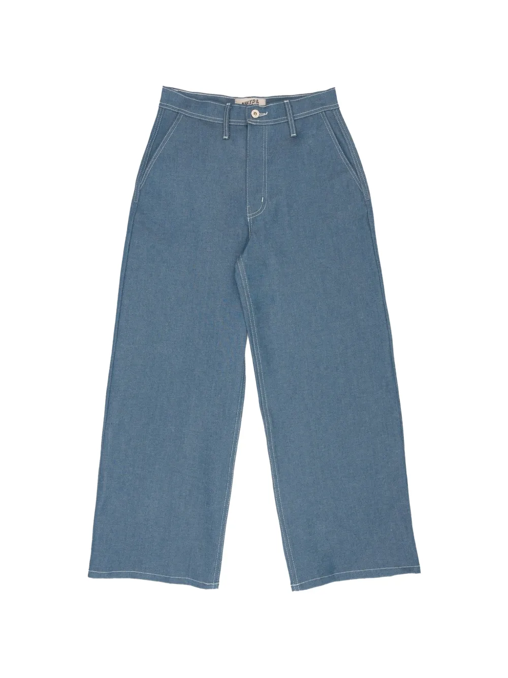 Naked and Famous Maudie wide-leg jeans - Blu
