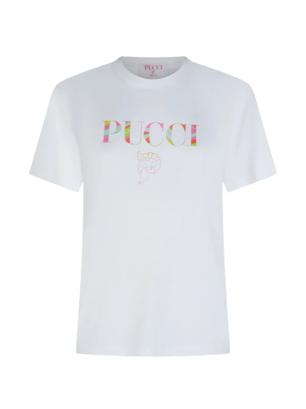 PUCCI logo-print T-shirt - Bianco