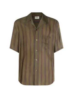 直営店購入★GUCCIトップスM ブラウン Gucci Brown Shirt | Brown | FARFETCH
