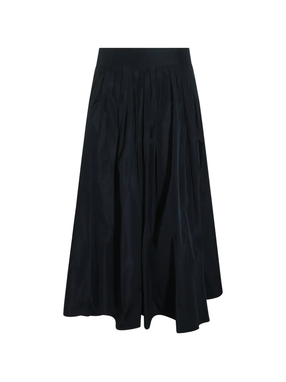 's Max Mara Midi Pleated Flared Skirt In Black