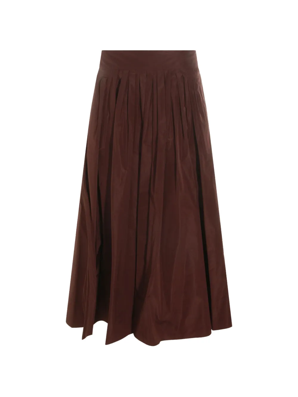 'S Max Mara Gonna svasata plissettata - Marrone