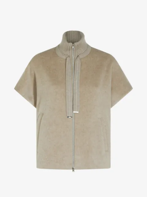Herno Poncho mit Stehkragen