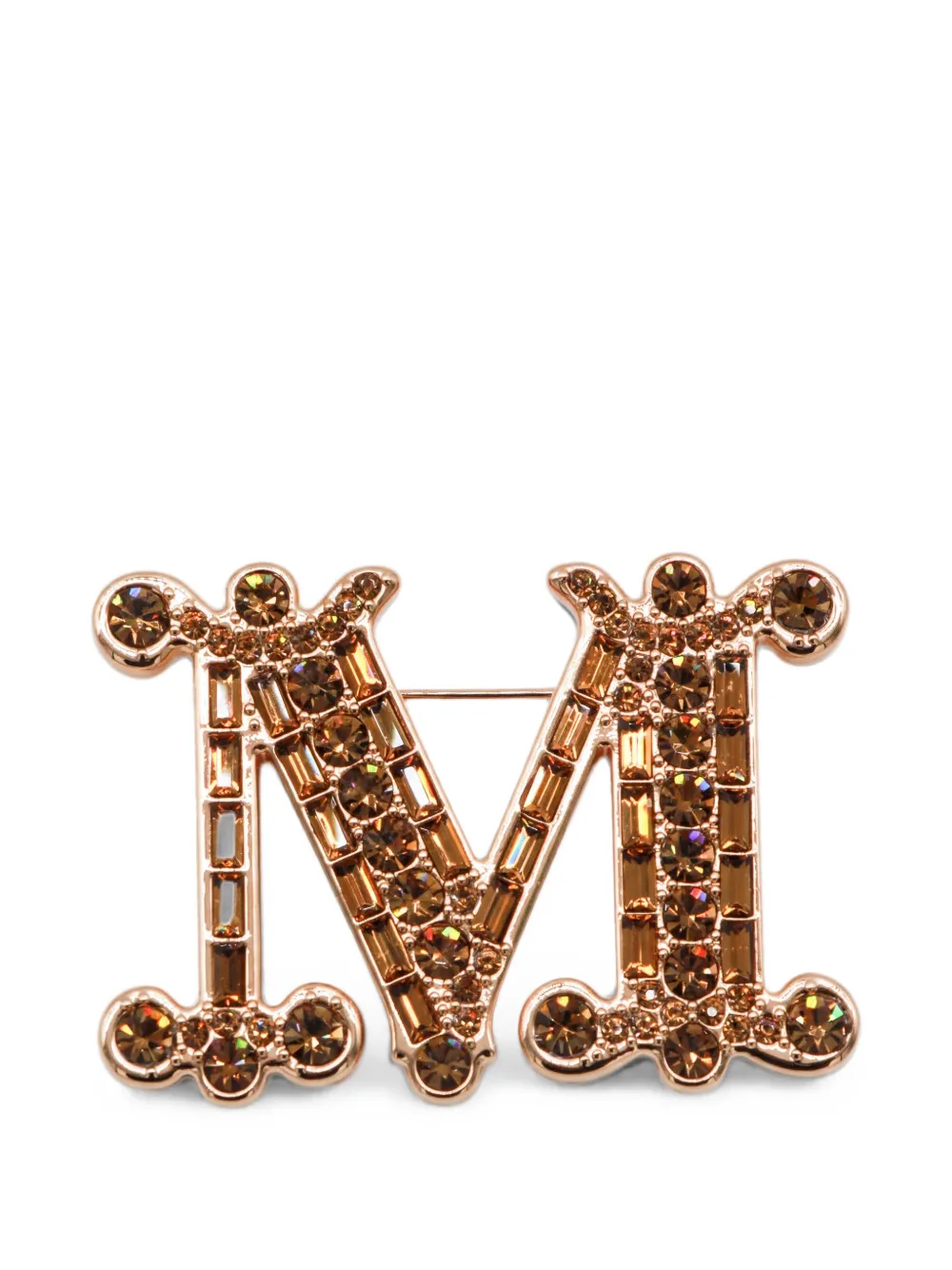 Max Mara crystal brooch