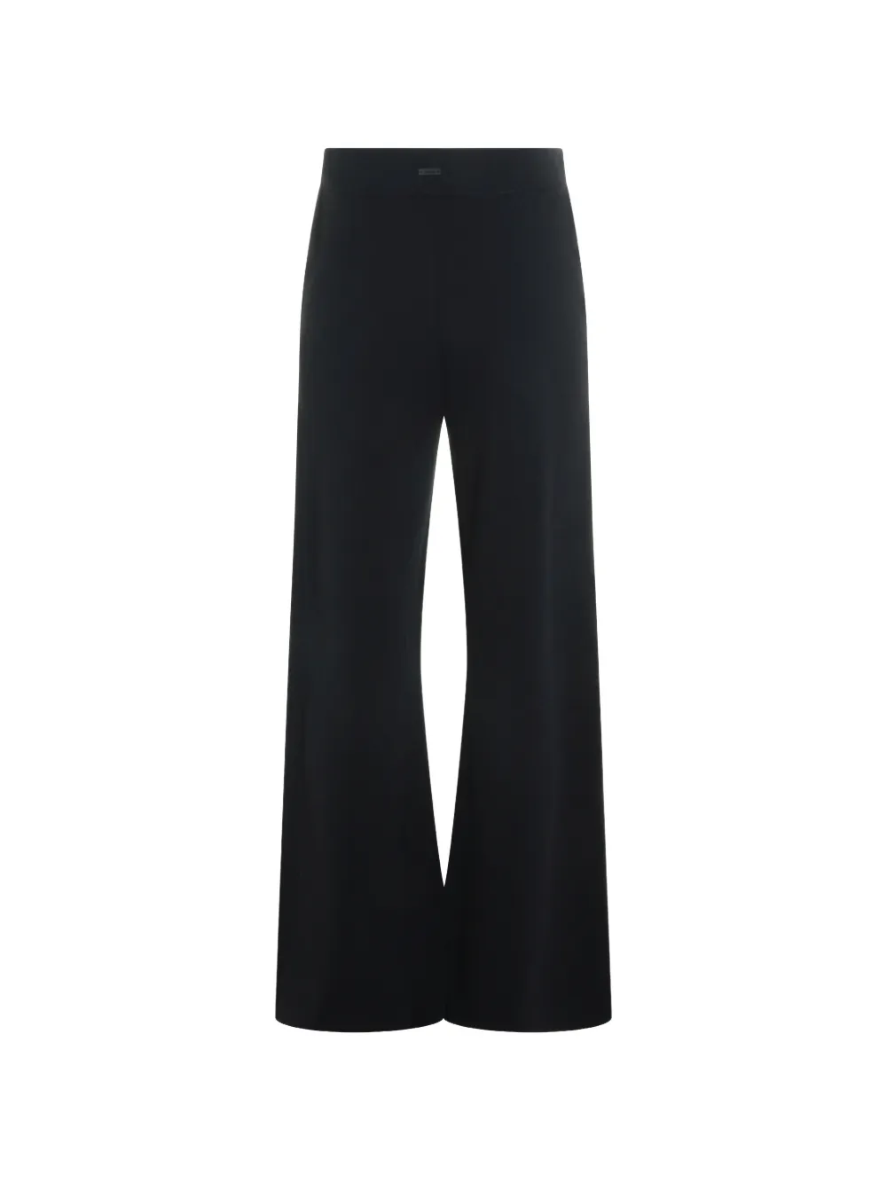 Max Mara Broek met wijde pijpen Zwart