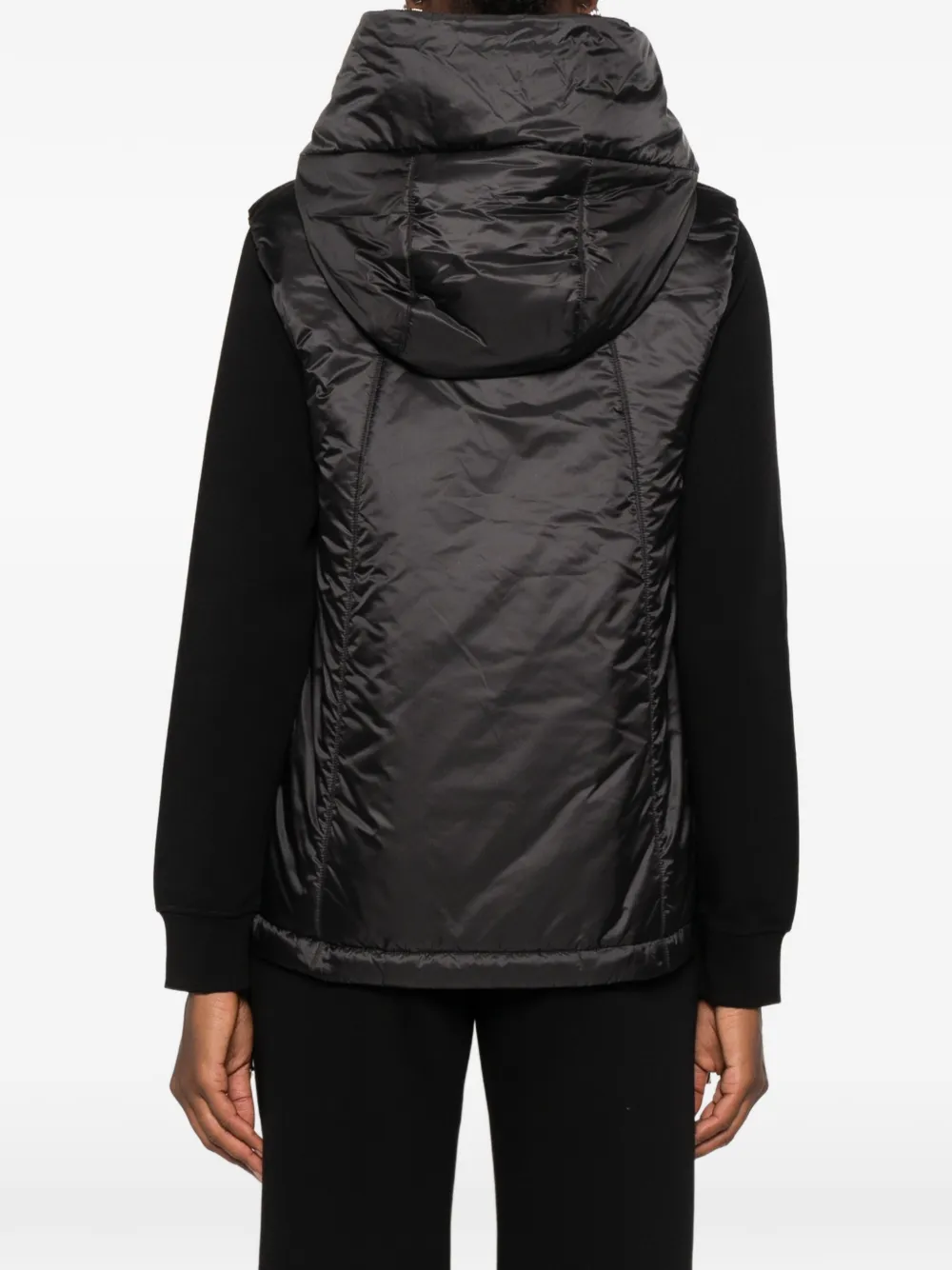 Max Mara Bodywarmer met capuchon Zwart