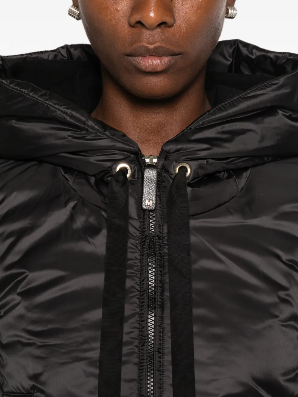 Max Mara Bodywarmer met capuchon Zwart