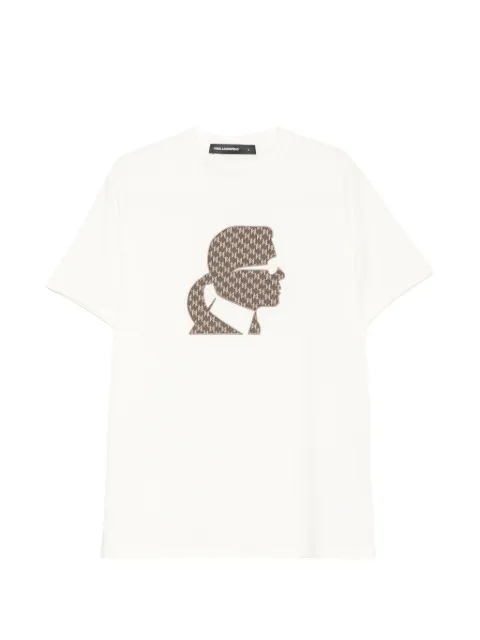 Karl Lagerfeld T-Shirt mit Logo-Stickerei