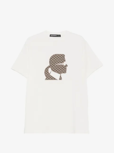 Karl Lagerfeld playera con logo bordado