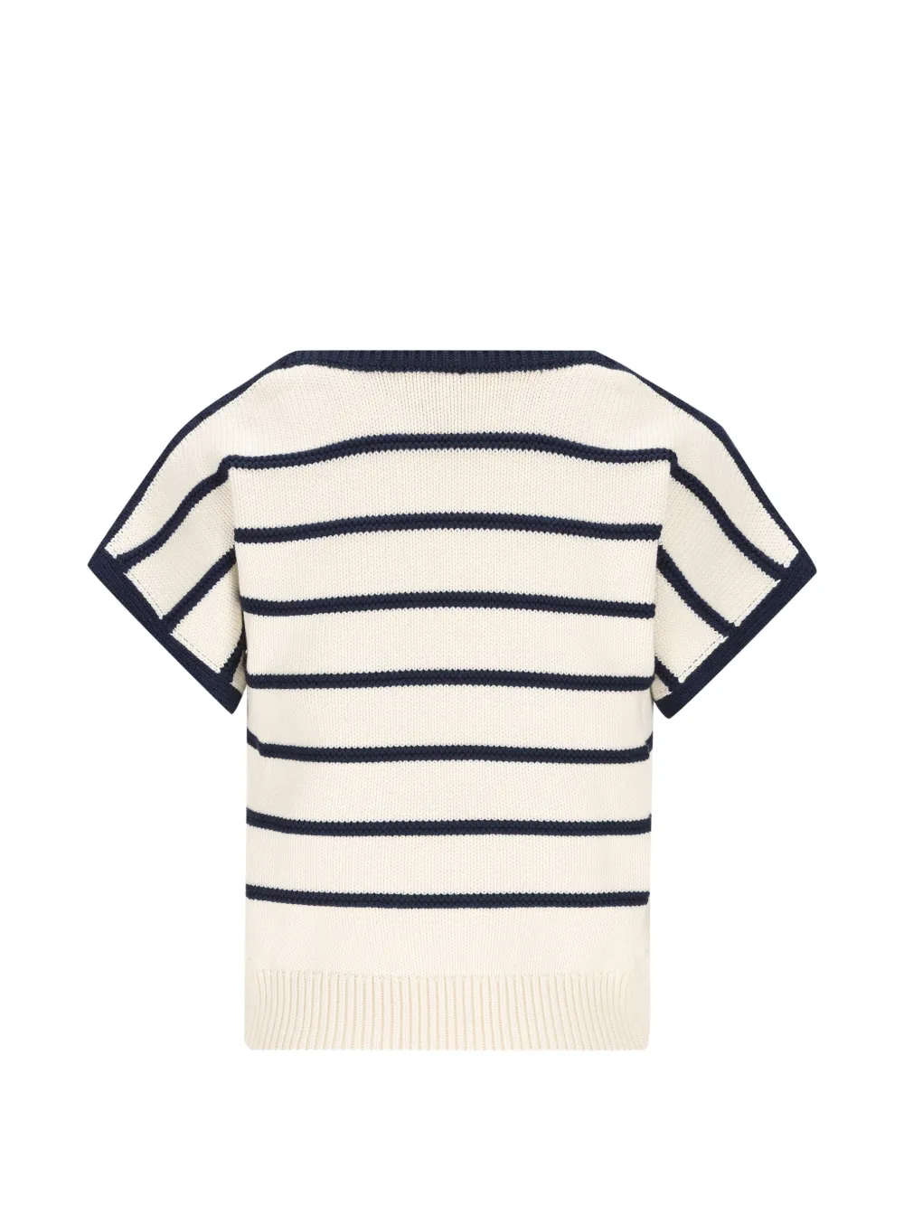  Loewe Striped Anagram-embroidered Sweater - Blanco 