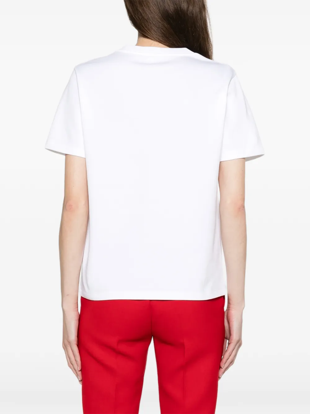 LOEWE T-shirt met geborduurd logo Wit