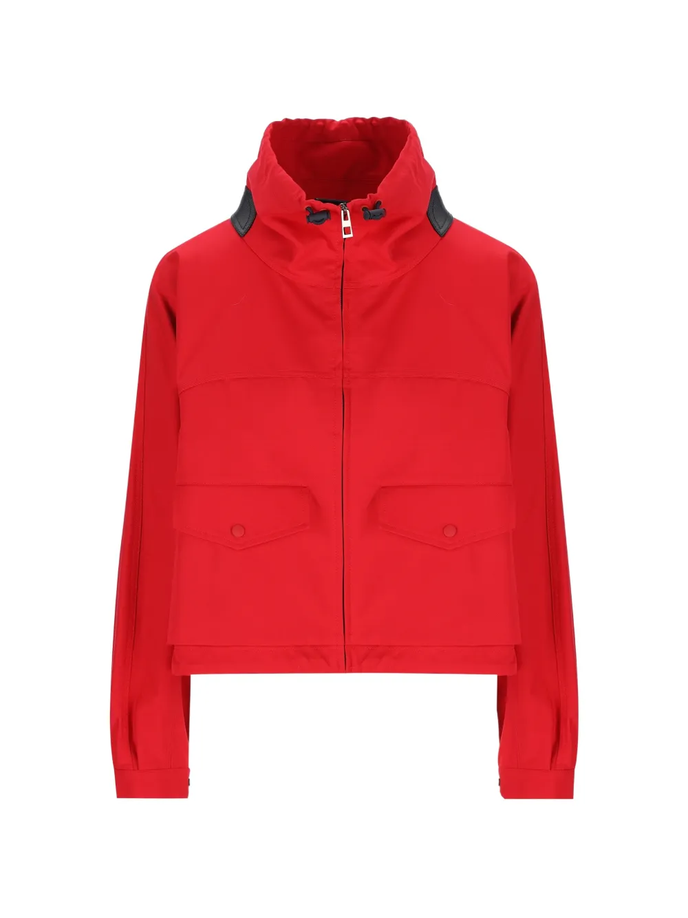 LOEWE high-neck gabardine jacket - Rosso