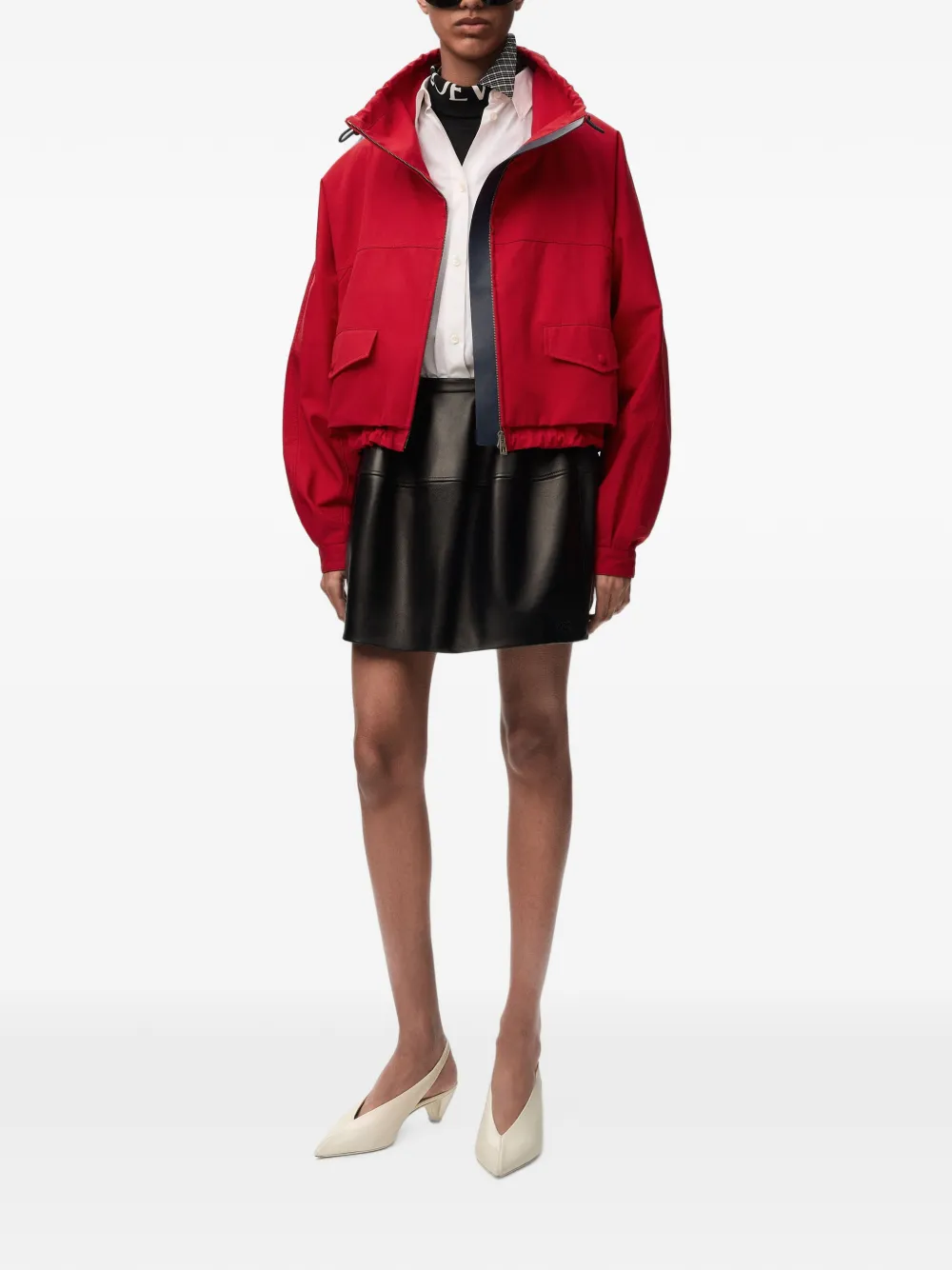 LOEWE Jack met ritssluiting Rood