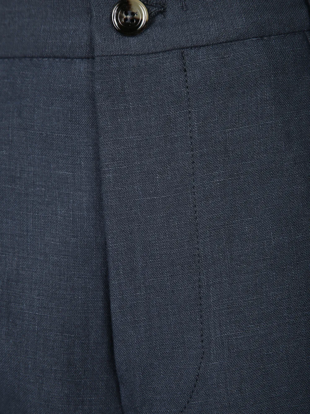 Dell'oglio Geplooide shorts Blauw