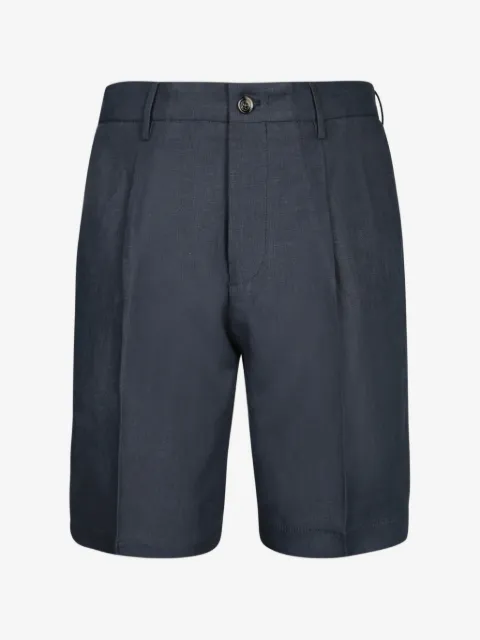 Dell'oglio pleated tailored shorts